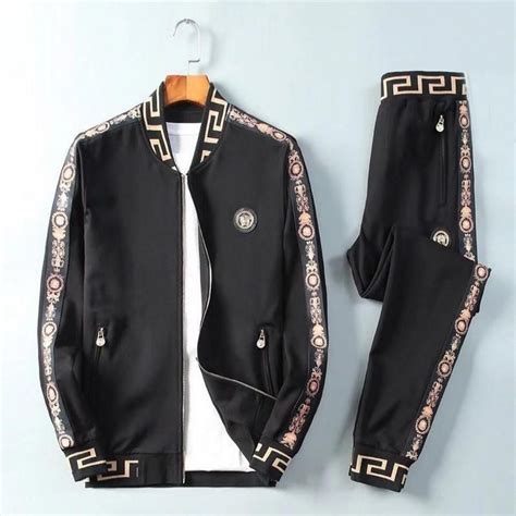 versace crew sweater men|velvet tracksuit men's Versace.